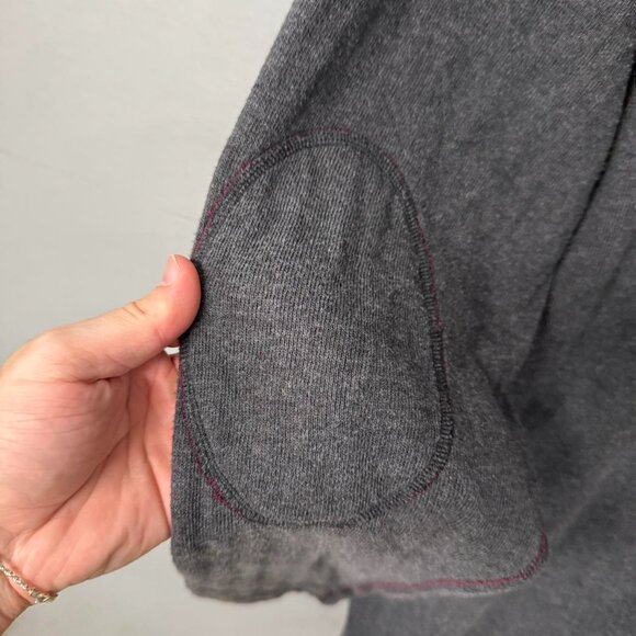 Carbon 2 Cobalt Long Sleeve Padded‎ Elbow Henley Sweater Shirt Grey XXL - Picture 5 of 5